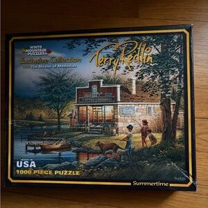White Mountain Terry Redlin “Summertime” Puzzle 1000 Pieces Complete